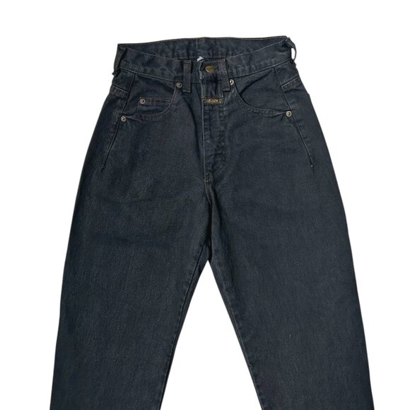 80s Vintage Marithe Francois Girbaud Jeans Black Faded Grunge Mom Jeans. - Picture 2 of 8